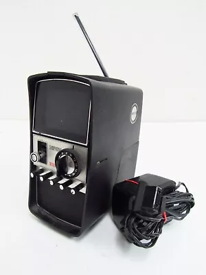 Vtg Symphonic TPS-5050 Minni TV 1960s Portable Antenna Mini Television • $49