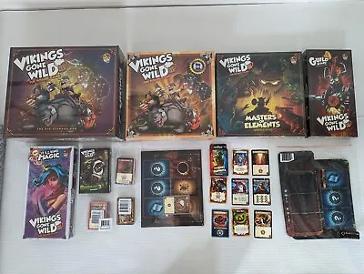 Vikings Gone Wild The Board Game Plus Expansions Kickstarter & Other Promos • $314.97