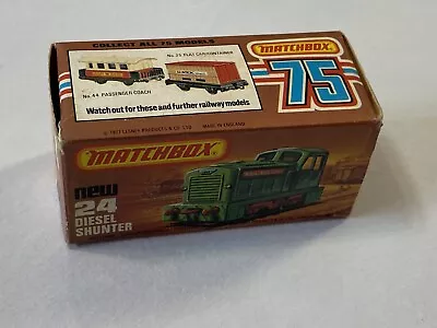 1978 Matchbox Diesel Shunter Yellow SF #24 From LESNEY In England In Orig. Box • $33.34