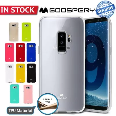 $8.99 • Buy Mercury Goospery Soft Shockproof LIGHT Jelly Case For Samsung S5 7 8 9 10 PLUS