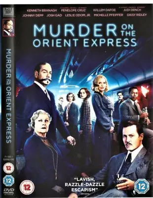 Murder On The Orient Express Johnny Depp 2018 DVD Top-quality Free UK Shipping • £2.39