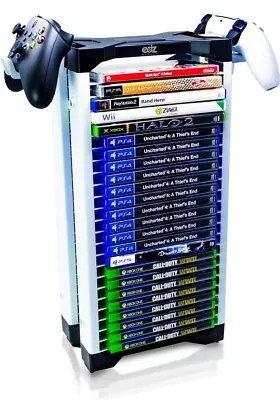 ADZ Universal Game Holder – 23 Game Storage Tower Rack • $20