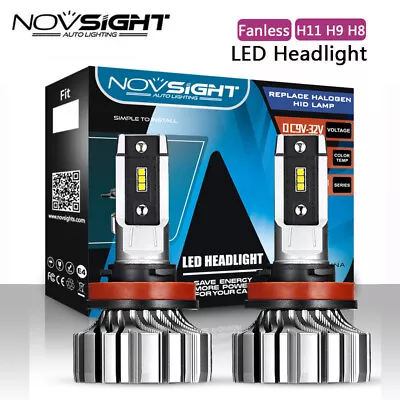 H11 H8 H9 LED Headlight Kit 6500K White Fog Light Bulbs Bright High/ Low Beam AU • $28.99