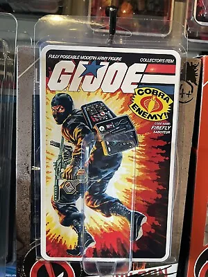 GiJoe Firefly 1984 Display Case With Card Back Insert • $11.99