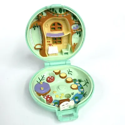 Polly Pocket Jeweled Forest Bluebird Toys Incomplete Vintage 1992 Compact Only • $49.95