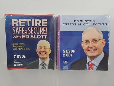$9.95 • Buy Ed Slott NEW DVD Lot X 2 Retire Safe & Secure / Essential Collection