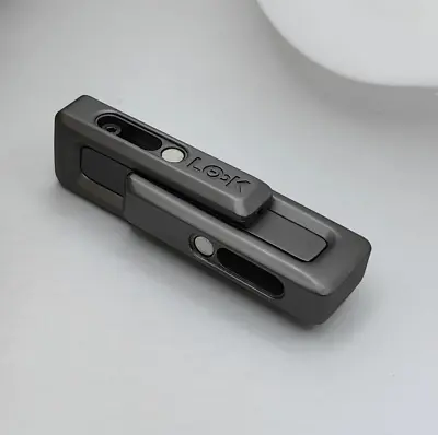 Lock Metal Magnetic Push Slider Fidget Toy EDC Gift • £19.99