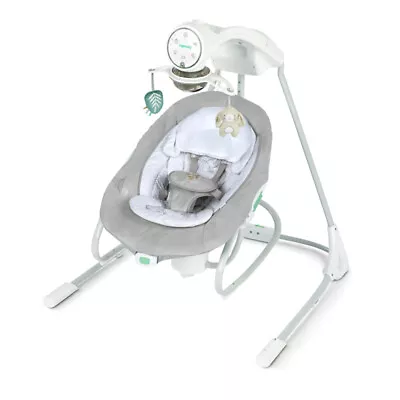 Ingenuity InLighten Baby/Newborn Soothing Swing And Rocker - Remy White/Grey 0m+ • $279