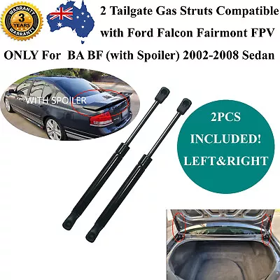 Boot Lift Gas Struts For Ford Falcon BA BF MKI MKII XT XR6 XR8 Spoiler Tailgate • $20.89