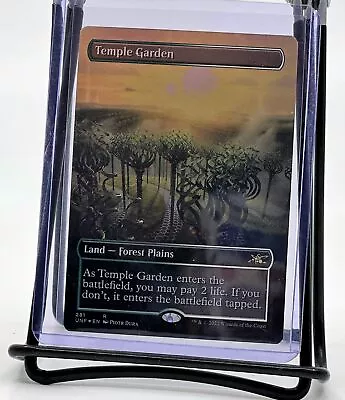 MTG Unfinity Temple Garden 281 Borderless Foil  • $17.99