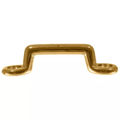 Footman Loop By Paracord Planet 1  Solid Brass Finish For Webbing Kayak Canoe • $6.99