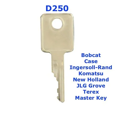 $7.10 • Buy D250 Case IH Bobcat Ingersoll-Rand Master Plant Excavator Digger Tractor Key