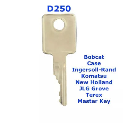 $7.10 • Buy D250 Case IH Bobcat Ingersoll-Rand Master Plant Excavator Digger Tractor Key