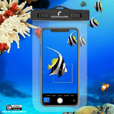 Phone Waterproof Case Underwater Mobile Bag Samsung IPhone Cover Snow Dust Proof • £3.99