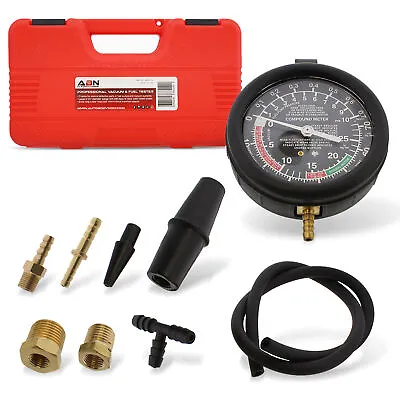 ABN Carburetor Intake Manifold Vacuum Fuel Pump Pressure Tester Gauge Test Kit • $19.99