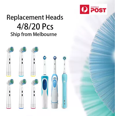 $4.99 • Buy Replacement Toothbrush Electric Brush Heads For Oral B Braun Models Series