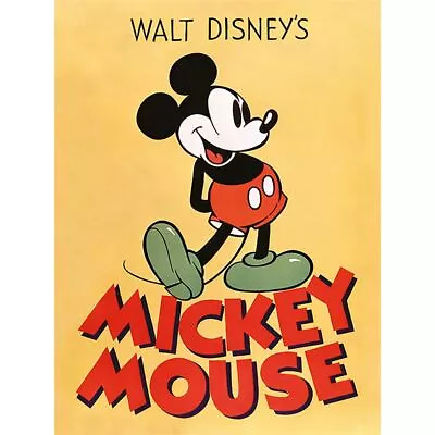 Mickey Mouse (Mickey) Official 30 X 40cm Canvas Print Wall Art • £24.95