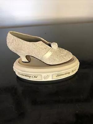 $25 • Buy Just The Right Shoe  I DO  Keepsake/Trinket Box Raine Willitts Designs Signed