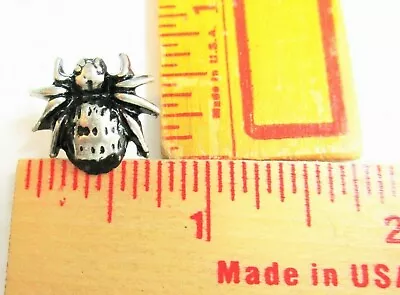 Vintage Spider Pin Collectible Old Arachnid Insect Bug Jewelry Biker Vest Pinbac • $3.75