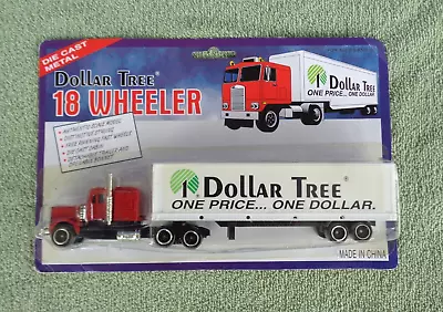 Dollar Tree 18 Wheler Die Cast Tractor Trailer Truck- One Price.. One Dollar NIP • $12.49