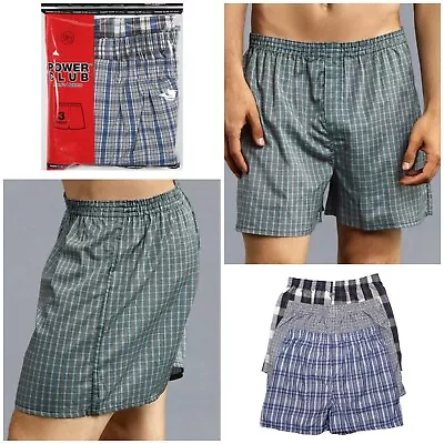 Lot 6 Pack Men's Boxer Shorts Underwear Trunk Plaid 100% Polyester Briefs Size S • $17.50