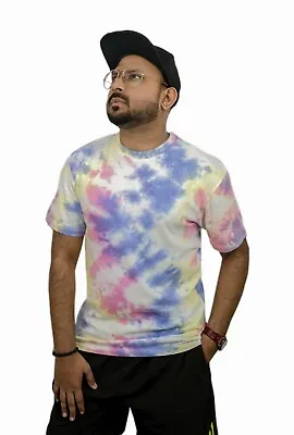 £9.90 • Buy Tie Dye T Shirt Top Tee Tye Die Music Festival Hipster Indie Retro Unisex Tshirt