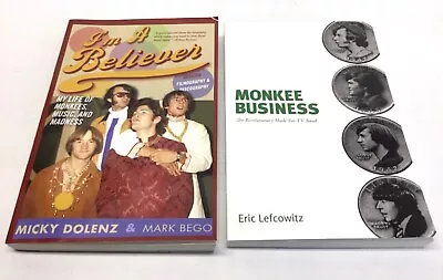 Monkees I'M A Believer Micky Dolenz & Mark Bego + Monkee Business Eric Lefcowitz • $14.99