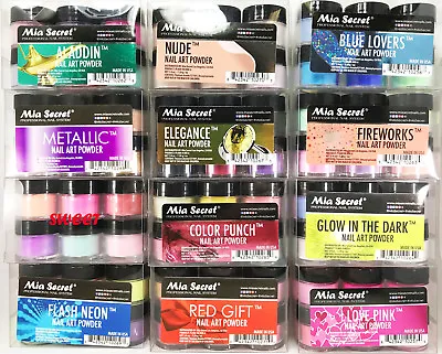 Mia Secret Nail Art Acrylic Professional Powder 6 Colors Set - CHOOSE SET: • $22.88