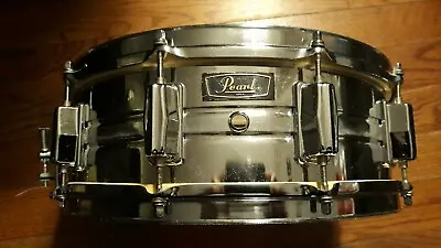 Vintage 1970`s  Chrome Pearl 10 Lug Snare Drum Very Early Model Japan Buy It Now • $159