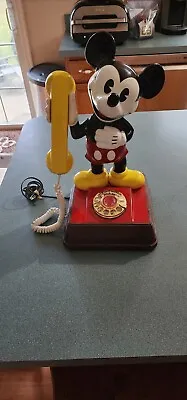 Vintage 1976 The Mickey Mouse Phone Rotary Dial Telephone Walt Disney  • $100