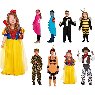 Kids Fancy Dress Costumes Party Girls Boys Halloween World Book Day Outfit UK • £9.46