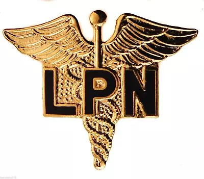 LPN Nurse Caduceus Medical Licensed Practical Hat Or Lapel Pin H14842 F4D14H • $11.79