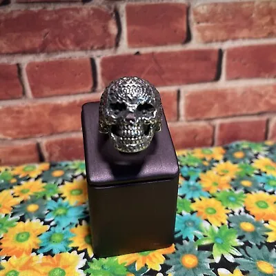 Mens Stainless Steel Gothic MC Biker Skull Ring Men Size 11 Gift New Nice Detail • $14.99