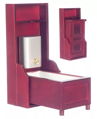 Dollhouse Miniature Murphy Cabinet Victorian Bathtub 1:12 Scale • $24.99