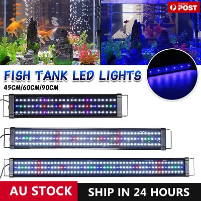 30 -120 CM Aquarium LED Lighting 1ft/2ft/3ft/4ft Marine Aqua Fish Tank Light • $25.90