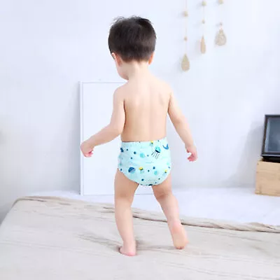 Cloth Diaper Soft Breathable Baby Diaper Cover Washable Urinal Pad Lovely • £5.98