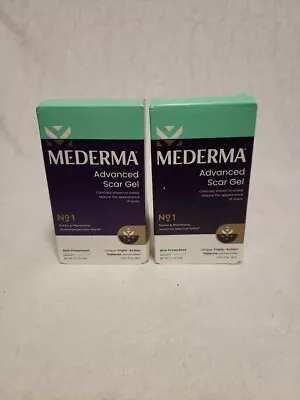 (2) Mederma Advanced Scar Gel 0.7 Oz Reduce Appearance Scars 2.24 NEW LOT OF 2 • $17.29