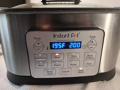 Instant Pot 6 Qt 8-in-1 Pressure Cooker/Steamer (Gem65); FULLY TESTED/CLEAN • $64.95