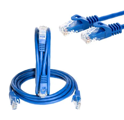 CAT6e/CAT6 Ethernet LAN Network RJ45 Patch Cable Blue 1.5FT- 20FT Multipack LOT • $128.89