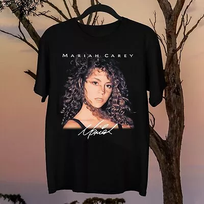 Mariah Carey Siganture Gift Family Black T-Shirt • $9.99