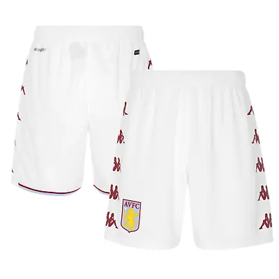 £5.59 • Buy Aston Villa Football Shorts (Size 18M) Infants Kappa Home Game Shorts - New