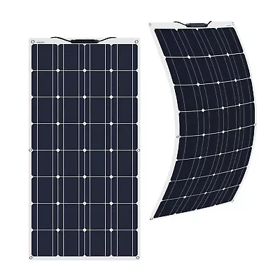 150W 100W 50W 12V Flexible Solar Panel Kit For Uneven Surfaces Marine RV Camping • $55.69