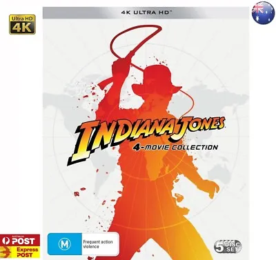 $89 • Buy Indiana Jones - The Complete Adventures 4K ULTRA HD UHD BOXSET ==BRAND NEW== 