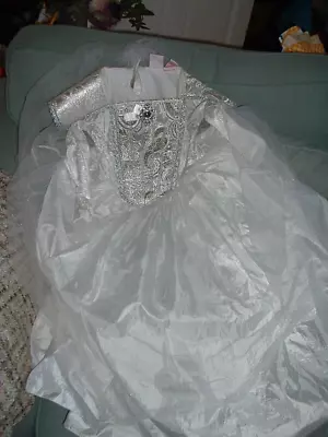 £7.99 • Buy Fairy Dust  White Silver Princess Dress Up Dress Age 5/6yrs