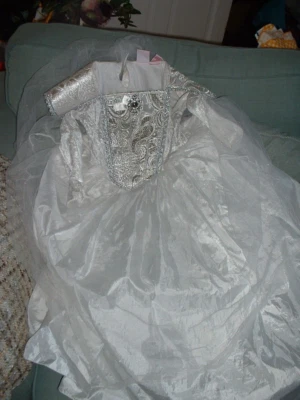£7.99 • Buy Fairy Dust  White Silver Princess Dress Up Dress Age 5/6yrs
