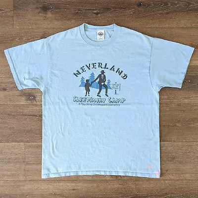 Vintage Michael Jackson Neverland Sleepaway Camp T-shirt - SIZE L • $40