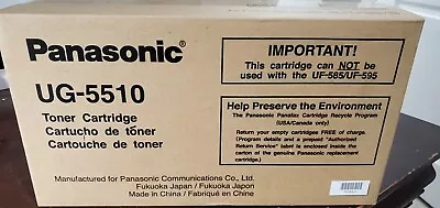 NEW IN BOX-Panasonic UG-5510 Toner Cartridge Black FREE SHIPPING + FREE RETURNS • $39.85