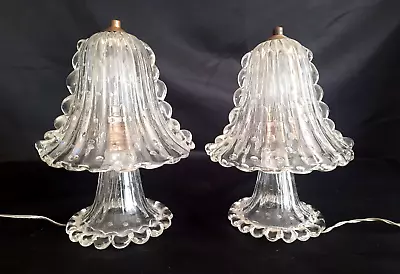 Pair Vintage 1940s Murano Old Pair Table Lamps • £273.37