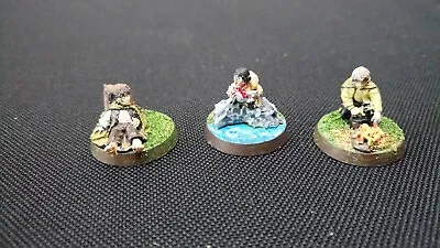 Games Workshop Lord Of The Rings Frodo Sam Gollum Ithilien Figures Well Painted • £28