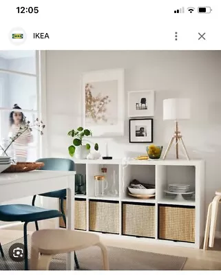 IKEA Kallax Shelving Display Bookcase 8 Unit • £30.32